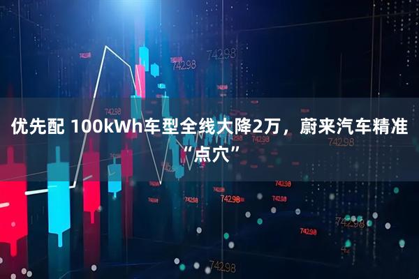 优先配 100kWh车型全线大降2万，蔚来汽车精准“点穴”