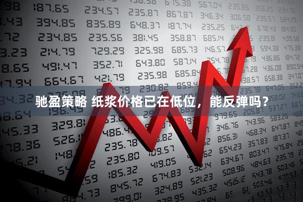 驰盈策略 纸浆价格已在低位，能反弹吗？