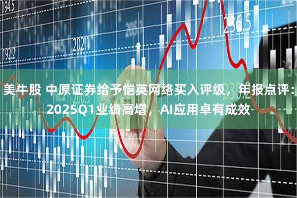 美牛股 中原证券给予恺英网络买入评级，年报点评：2025Q1业绩高增，AI应用卓有成效
